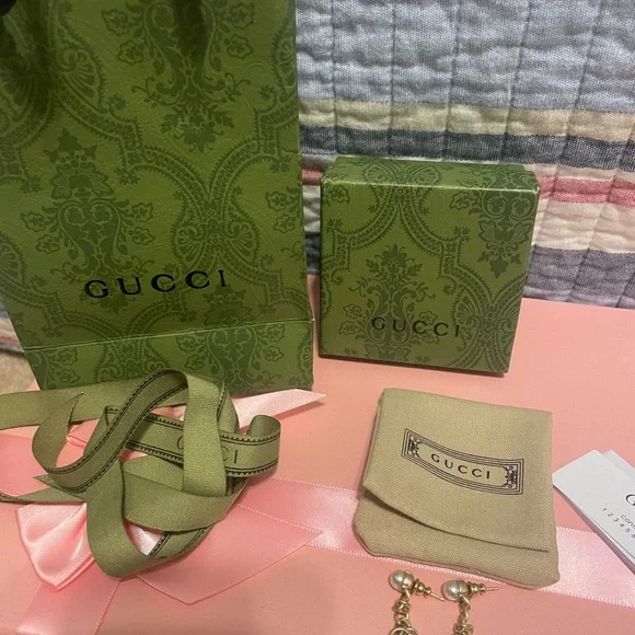 Gucci GG Drop Earrings Set - Picture 4 of 4
